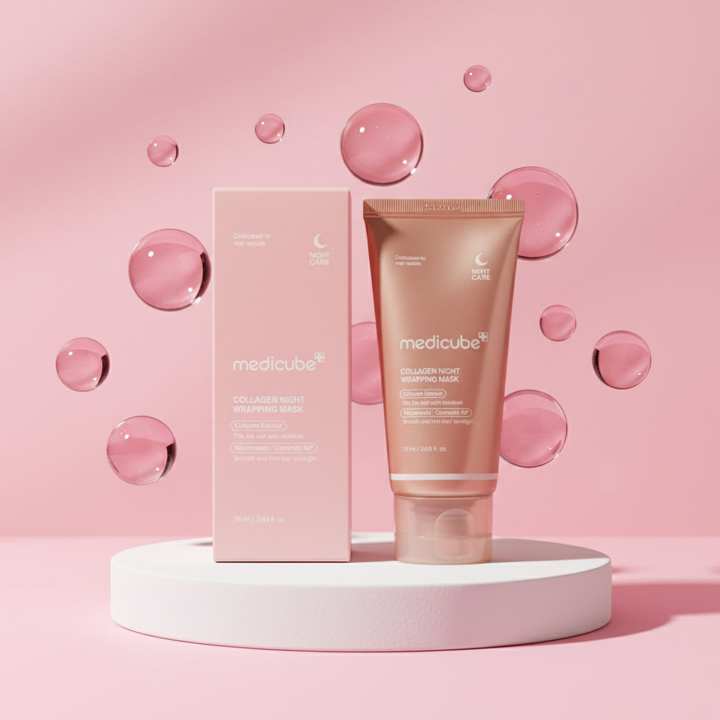 Medicube Collagen Night Wrapping Mask – Mascarilla Nocturna "Efecto Cristal" (75ml)